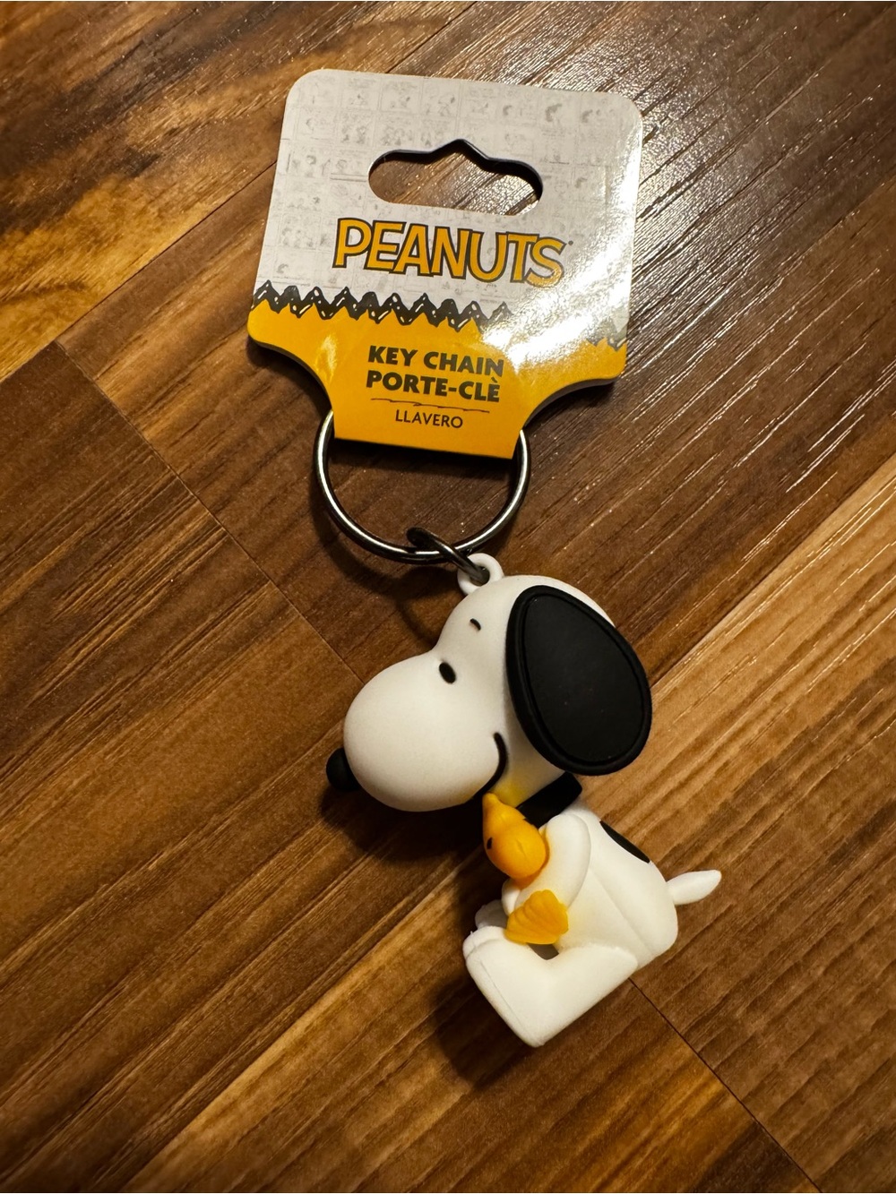 Peanuts Snoopy & Woodstock White and Yellow Dog Keychain/ purse charm - Picture 2 of 8